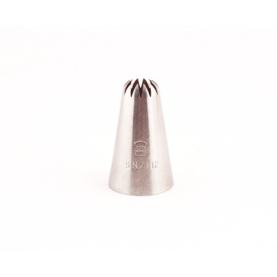 Boquilla Rizada 12P Inox Ø13.5Xø25X40Mm Sanneng Sn7112