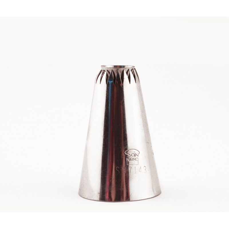 Boquilla Aro Rizado Inox Ø30X48Mm Sanneng Sn7143