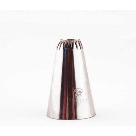 Boquilla Aro Rizado Inox Ø30X48Mm Sanneng Sn7143