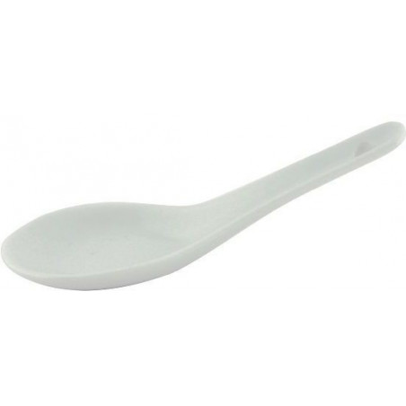 Cuchara Cóctel Castello | Set 12 Cuchara Degustación Porcelana de 12cm
