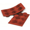 Molde Silicon 6 Muffins Ø6.9X3.5Cm Silikomart