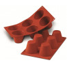 Molde Silicon 6 Muffins Ø7.5X6Cm Silikomart