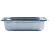 Depósito gastronorm 1/4 6.5cm acero inoxidable 0.6mm Big Chef