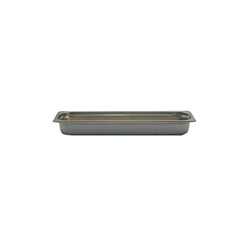 Depósito gastronorm 2/4 6.5cm acero inoxidable 0.6mm Big Chef
