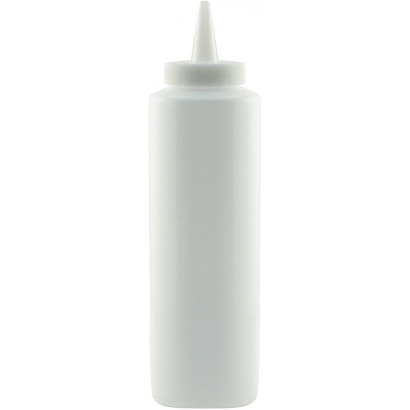 Botella Salsa 350Ml Plast Blanco