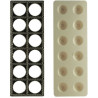 Molde Raviol Alum Cuad 4X4Cm Norpro