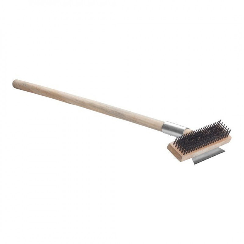 Cepillo Limpieza Horno/Parrilla Metal/Madera 69 Cm
