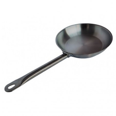 Sarten Acero Inoxidable Ø24x4.5cm con Fondo Difusor Big Chef