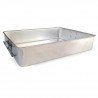 Asadera aluminio con manillas 45x30x7cm