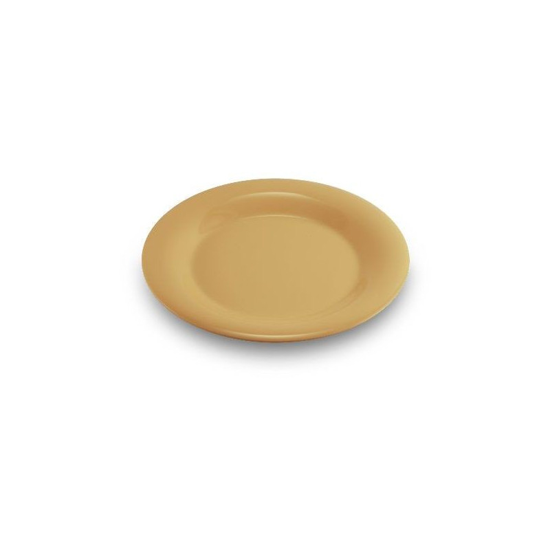 SET 6 PLATO ART PAN RDO 16,5 CM MELAMINA AMARILLO