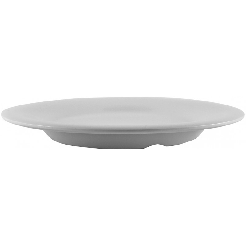 Set 6 Plato Entrada 19cm Melamina Blanco | Art