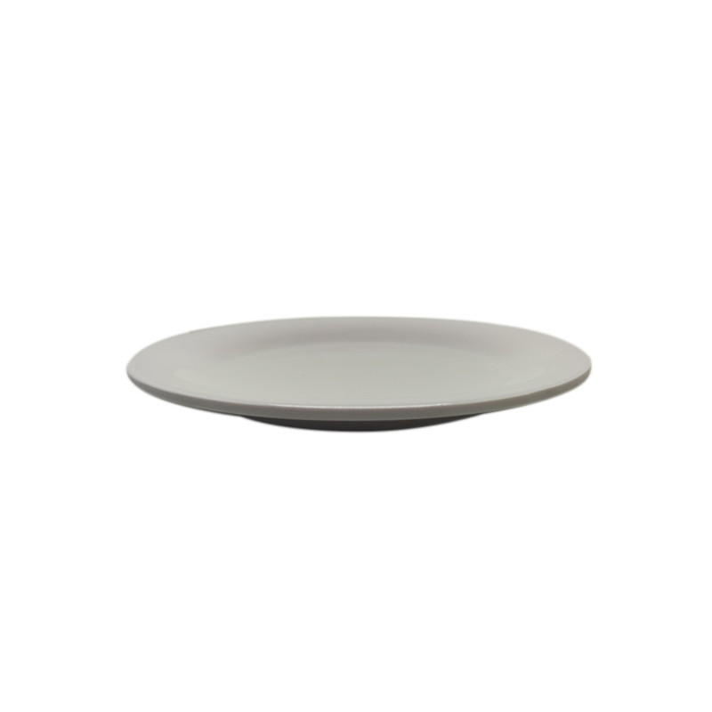 Set 6 Plato Entrada 20cm Melamina Blanco | Art