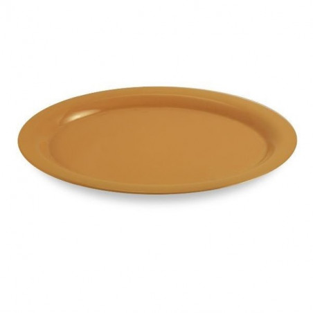 SET 6 AZAFATE ART OVAL 30X23CM MELAMINA AMARILLO