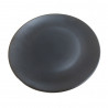 SET 3 PLATO FUSION ENTRADA RDO 20CM PORC NEGRO