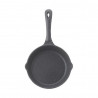 Sarten Ø16X4.5Cm Fierro Fundido 3.5Mm Esmalte Negro Big Chef