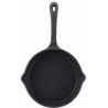 Sarten Ø20X3.8Cm Fierro Fundido 3.5Mm Esmalte Negro Big Chef