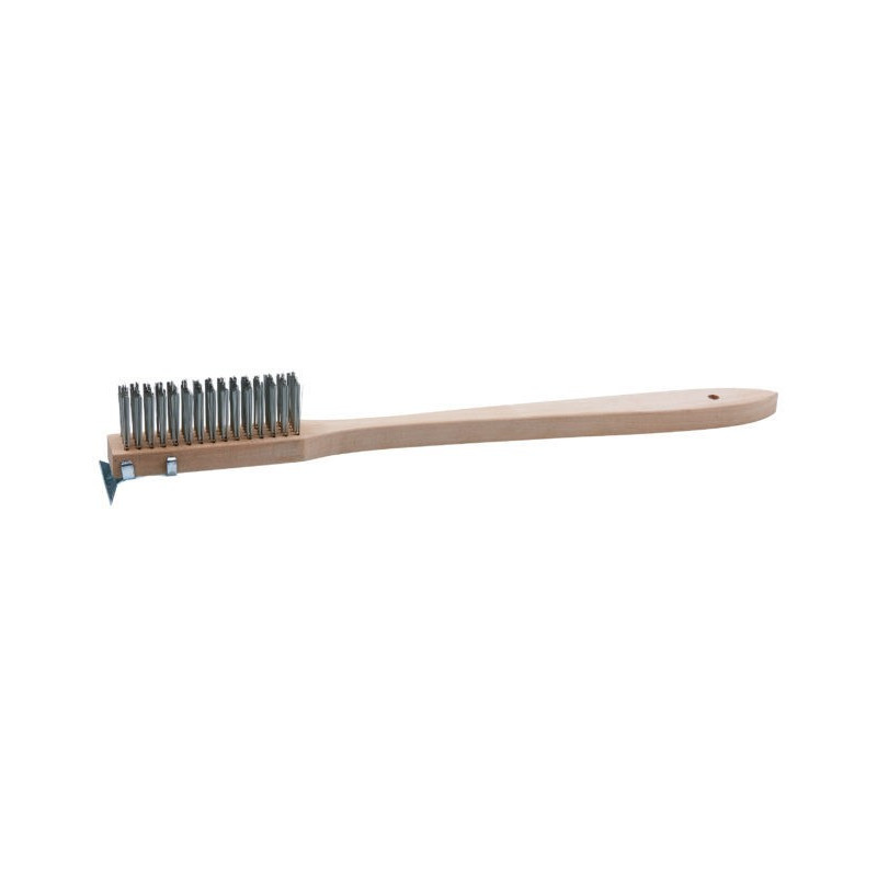Cepillo Limpieza Horno/Parrilla Metal/Madera 50Cm