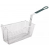 Canasto Freir Malla Gruesa Inox Rect 33X16X15Cm Verde