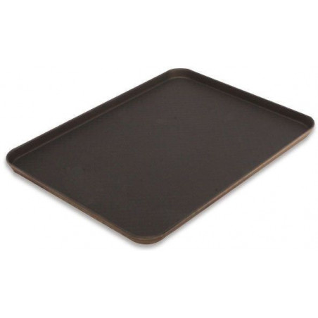 Bandeja horno corrugada aluminio antiadherente 40x30x1.2cm