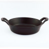 PAILA Ø18CM C/ASAS FIERRO FUNDIDO ESMALTE NEGRO