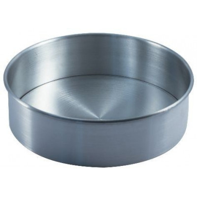 Molde Rdo Desmontable Alum 0.8Mm Ø26X7Cm