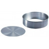 Molde Rdo Desmontable Alum 0.8Mm Ø24X7Cm