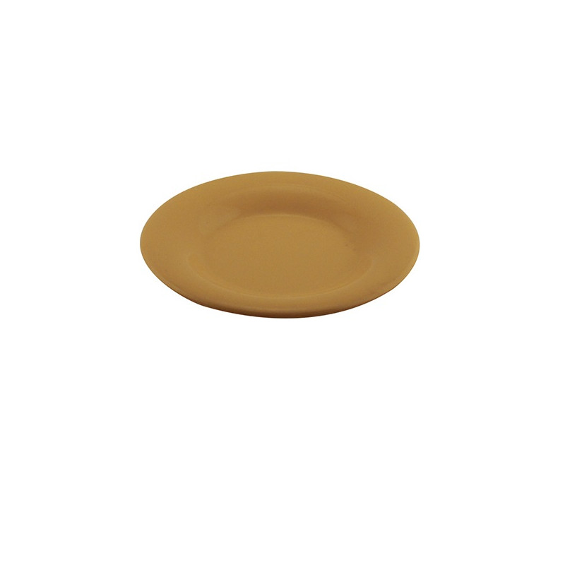 SET 6 PLATO ART POSTRE RDO 14CM MELAMINA AMARILLO