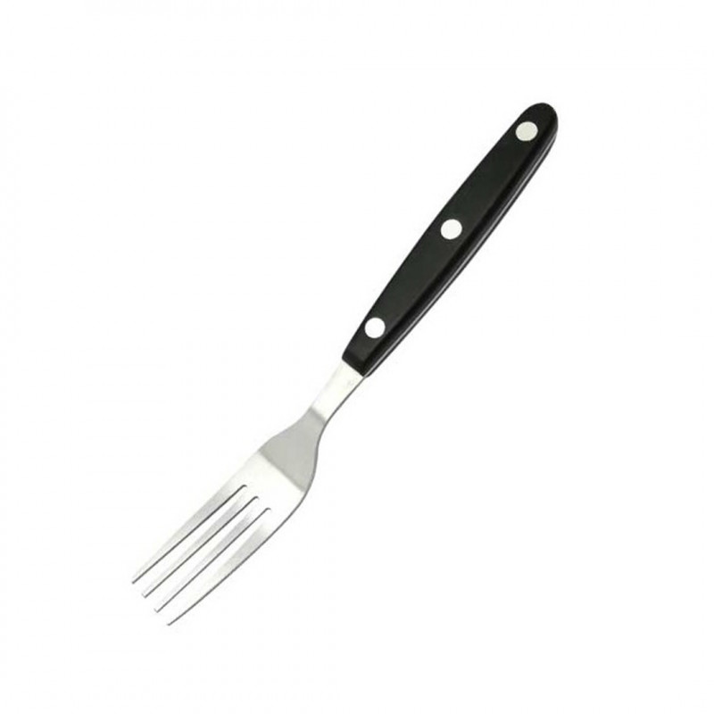 Set 3 tenedor mesa acero inoxidable BBQ mango baquelita
