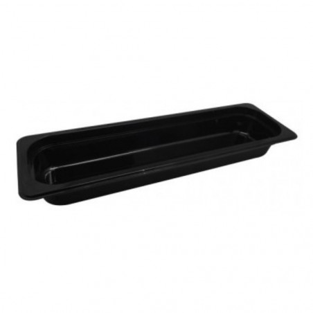 Depósito GN 2/4 6.5cm Policarbonato Negro | Gplast