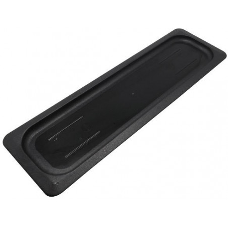 Tapa depósito gastronorm 2/4  policarbonato negro Gplast