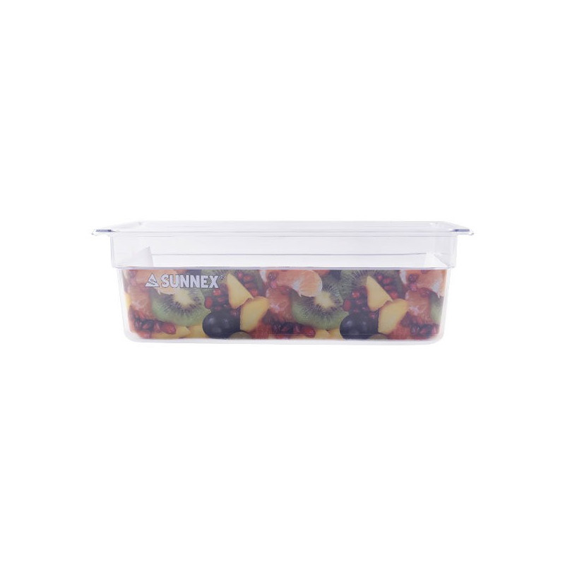 Depósito gastronorm 1/3 15cm policarbonato transparente Gplast