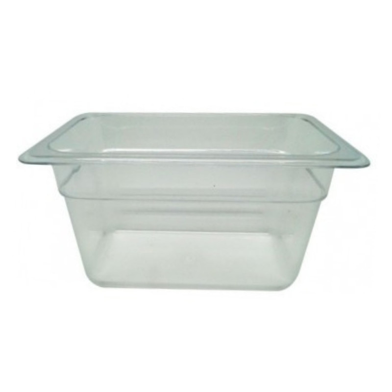 Depósito GN 1/4 15cm Policarbonato Transparente | Gplast