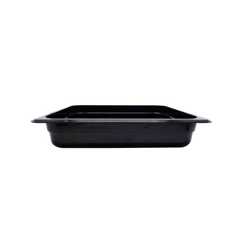 Depósito GN 1/2 6.5cm Policarbonato Negro | Gplast