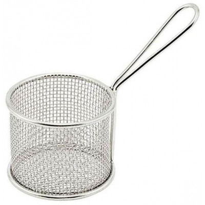 Canasto Mini Nanostyle C/Mango Rdo Ø8X8Cm Inox Kmw
