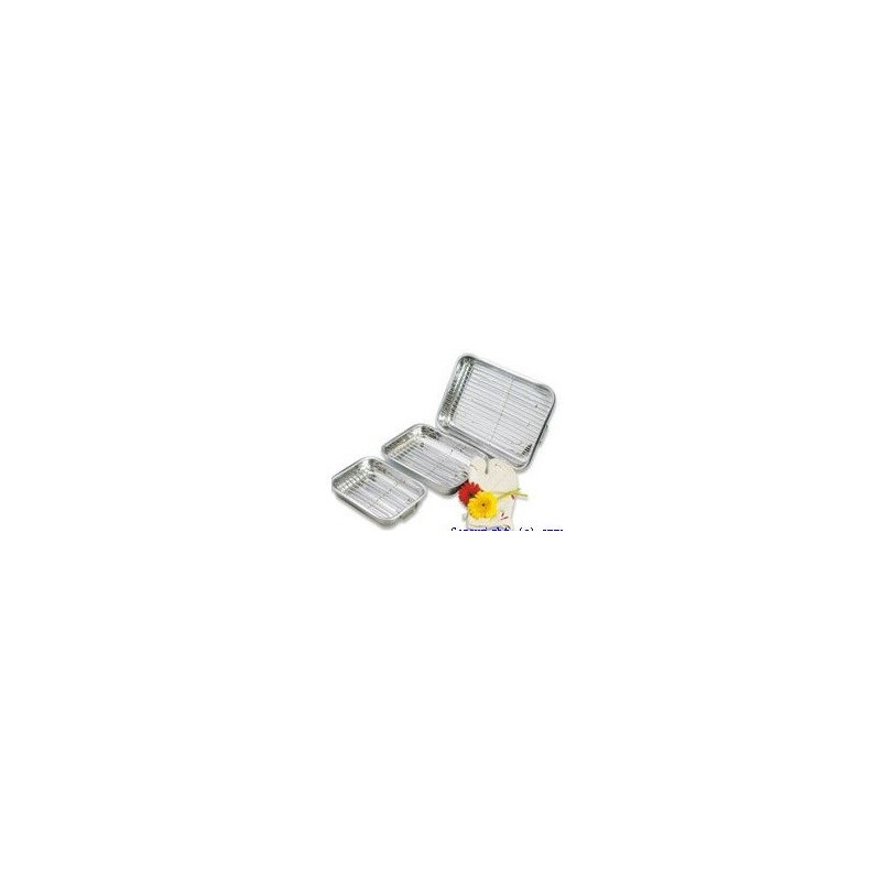 Asadera Inox Con Asa 32X25Cm Kmw