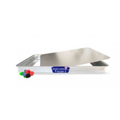 MOLDE ALUM RECT DESMONTABLE 40X30X3CM LAVADO 1.2MM ER