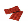 Molde Silicon Savarin 18 Cavidades Ø4.1x1.2cm | Silikomart