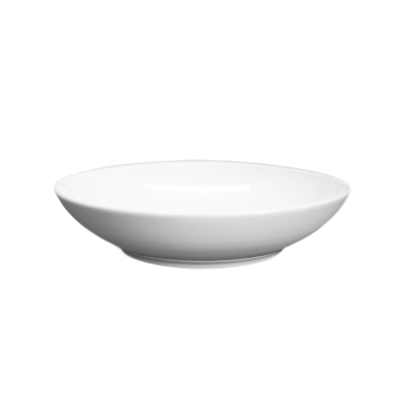 Venta Set 3 Platos Hondo Porcelana 23cm | Vajilla Coupe | Steward.cl
