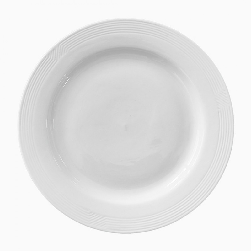 Set plato presentación porcelana 30cm 3 piezas Milenia