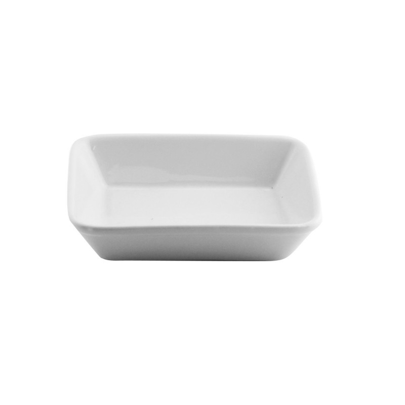 Pocillo Rectangular Hotel | Set 6 Piezas de Porcelana | Steward.cl