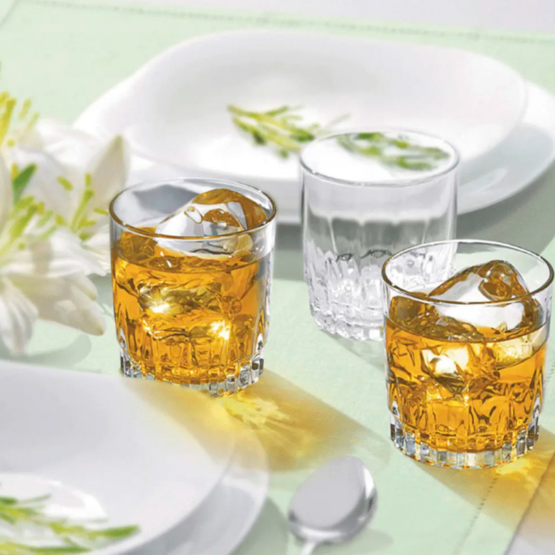 Set vasos whisky 290ml Vegas 24 unidades
