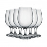 Set copas cerveza 500ml Belga 12 unidades