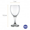 Set copas vino blanco 200ml Windsor 12 unidades