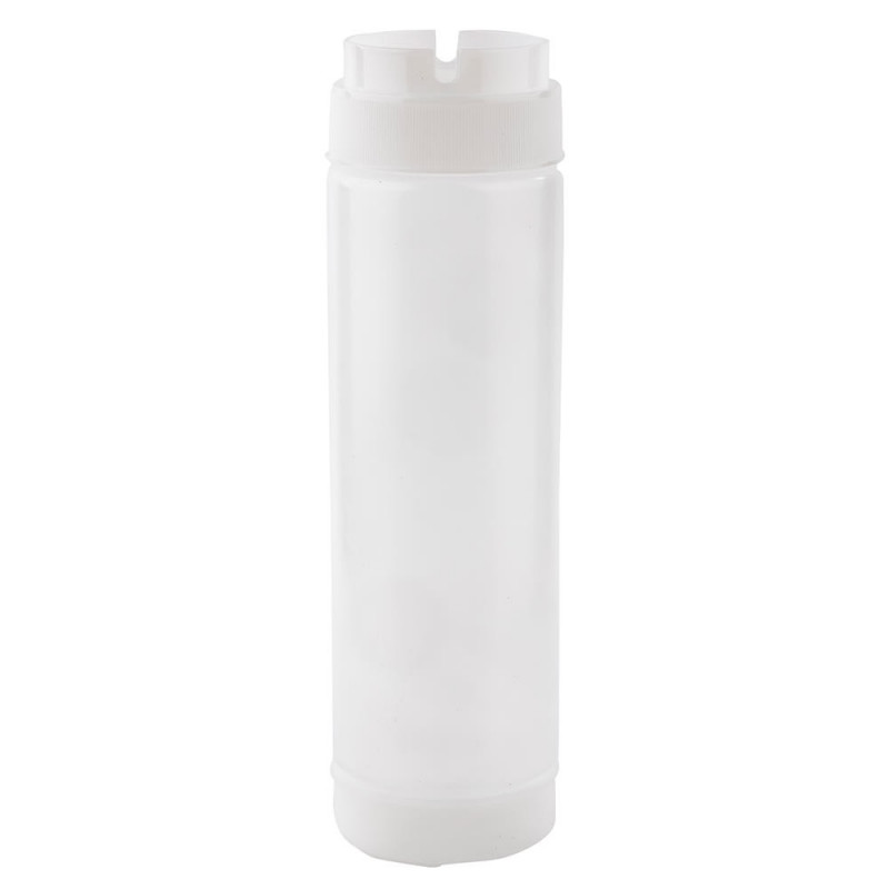 Botella salsa plástica transparente 700ml Tablecraft