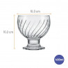 Set copas helado 400ml Clube 12 unidades
