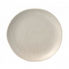 Set 6 plato porcelana marfil 27cm Terra