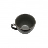 Set 6 taza té porcelana grafito 230ml Terra