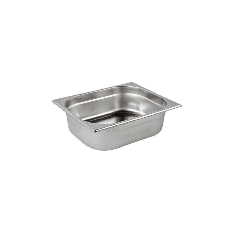 DEPOSITO GN ACERO INOX 1/2 100MM 6LTS BGC