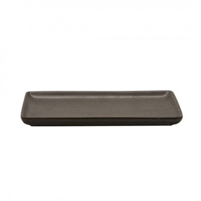 Set 6 Azafate Rect 23Cm Terra Porc Grafito