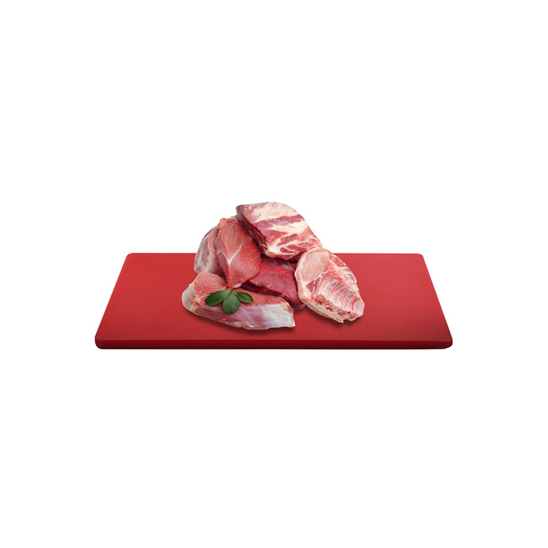 TABLA PICAR PE ROJO 45X30X1.2CM BIG CHEF